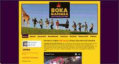 Desktop Screenshot of bokamarimba.com